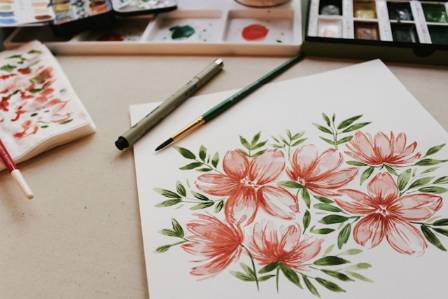 How to Create Simple Watercolor Flowers