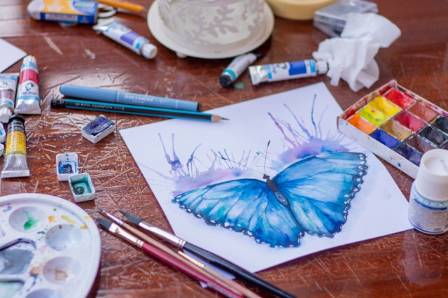 How to Paint a Watercolor Butterfly