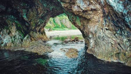 One of the Largest Sea Caves in the World