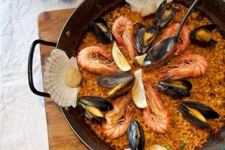 The Best Spanish Seafood Paella