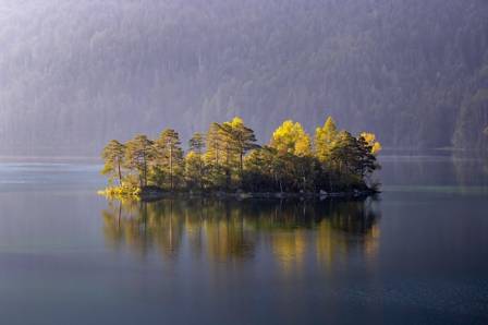 The Island in a Lake on an Island