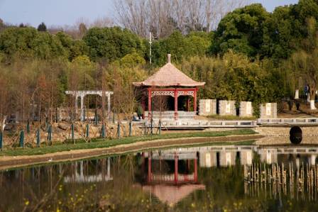 Taichung Park and the Historic Mid-Lake Pavilion